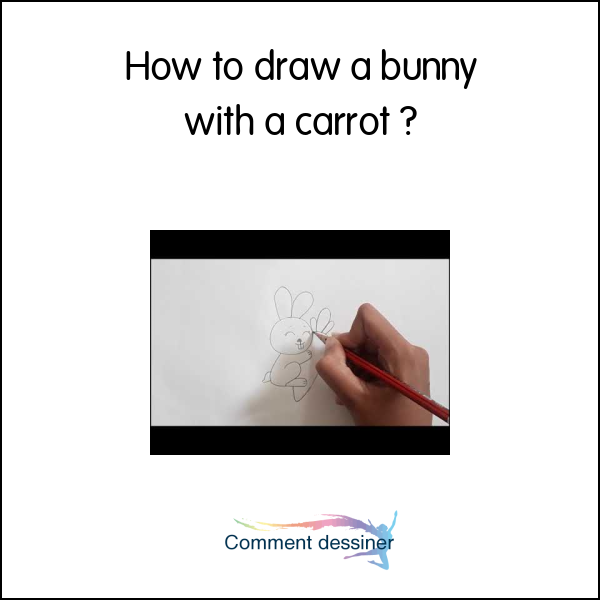 How to draw a bunny with a carrot